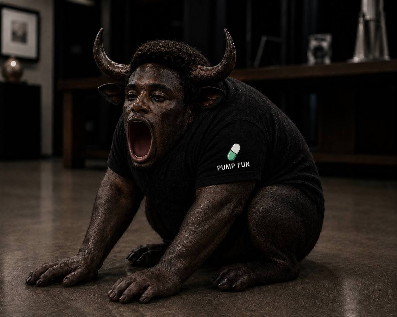 POPSSSBULL mascot
